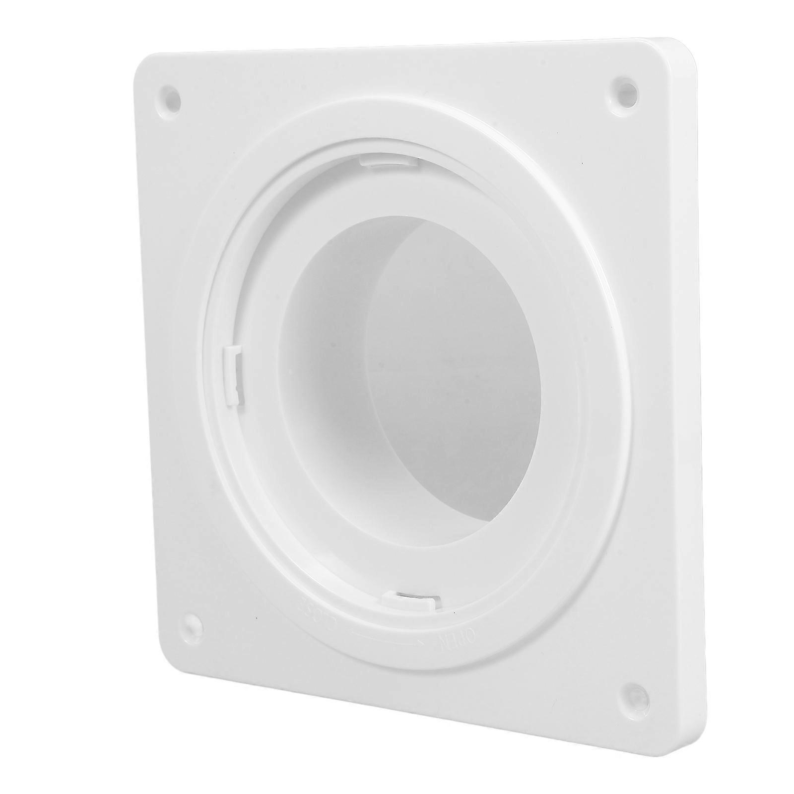 Plastic Dryer Vent Wall Plate Adapter Connector Heat Retention Design Compatible for Dryers