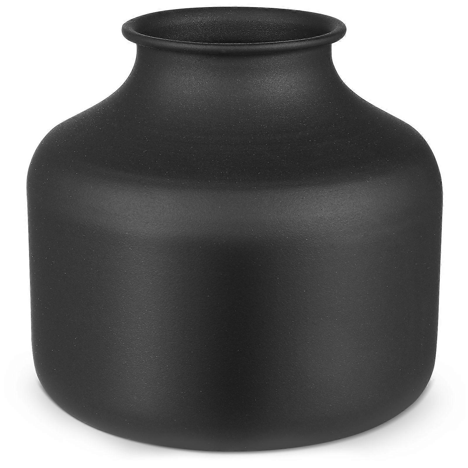 Flower Vase Iron Vase Modern Style Simple Flower Can Flower Bucket Container Holder