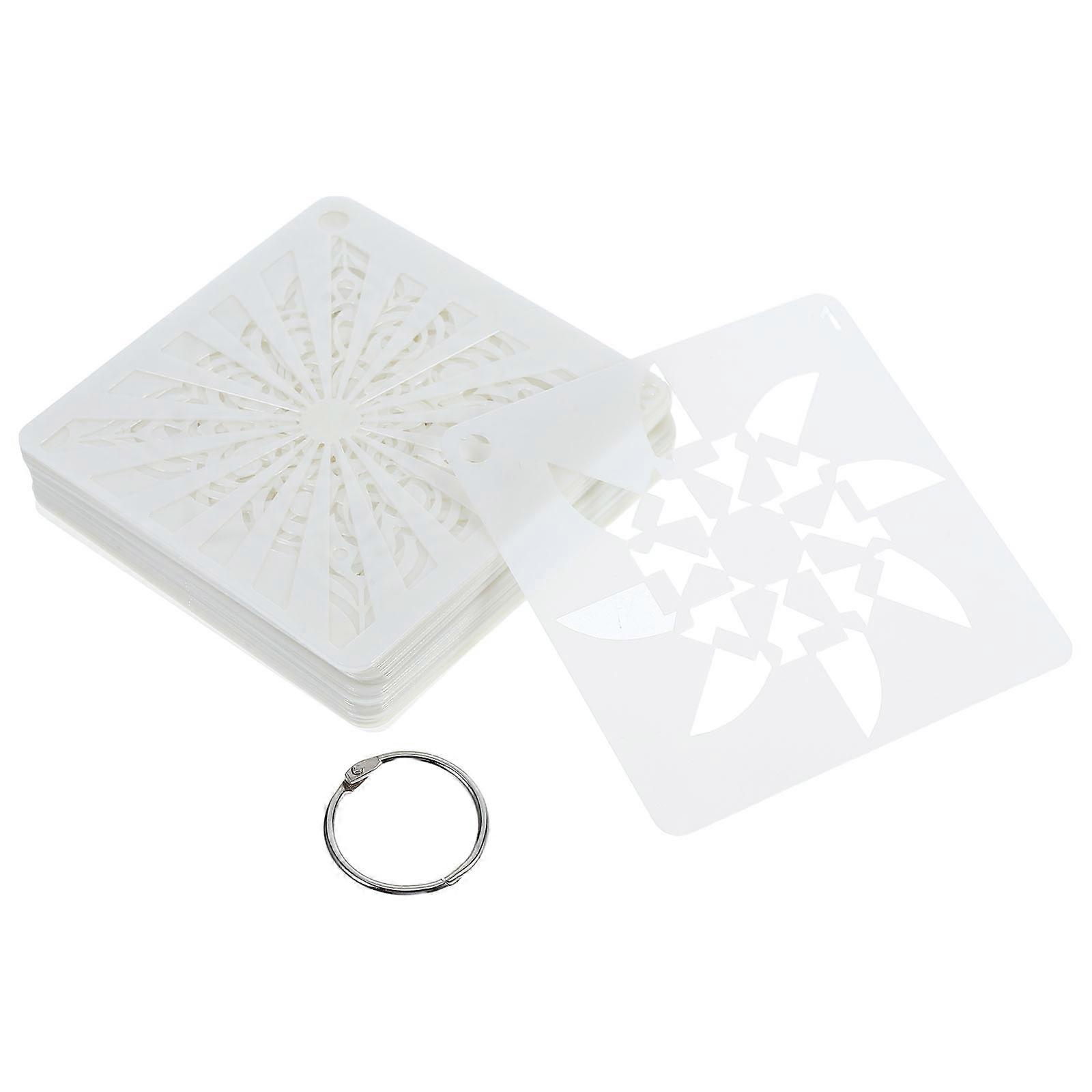 Reusable Mandala Stencil Set for Painting, Flower Drawing Templates for DIY Wall Art, Furniture Decoration & Craft Projects on Various Surfaces
