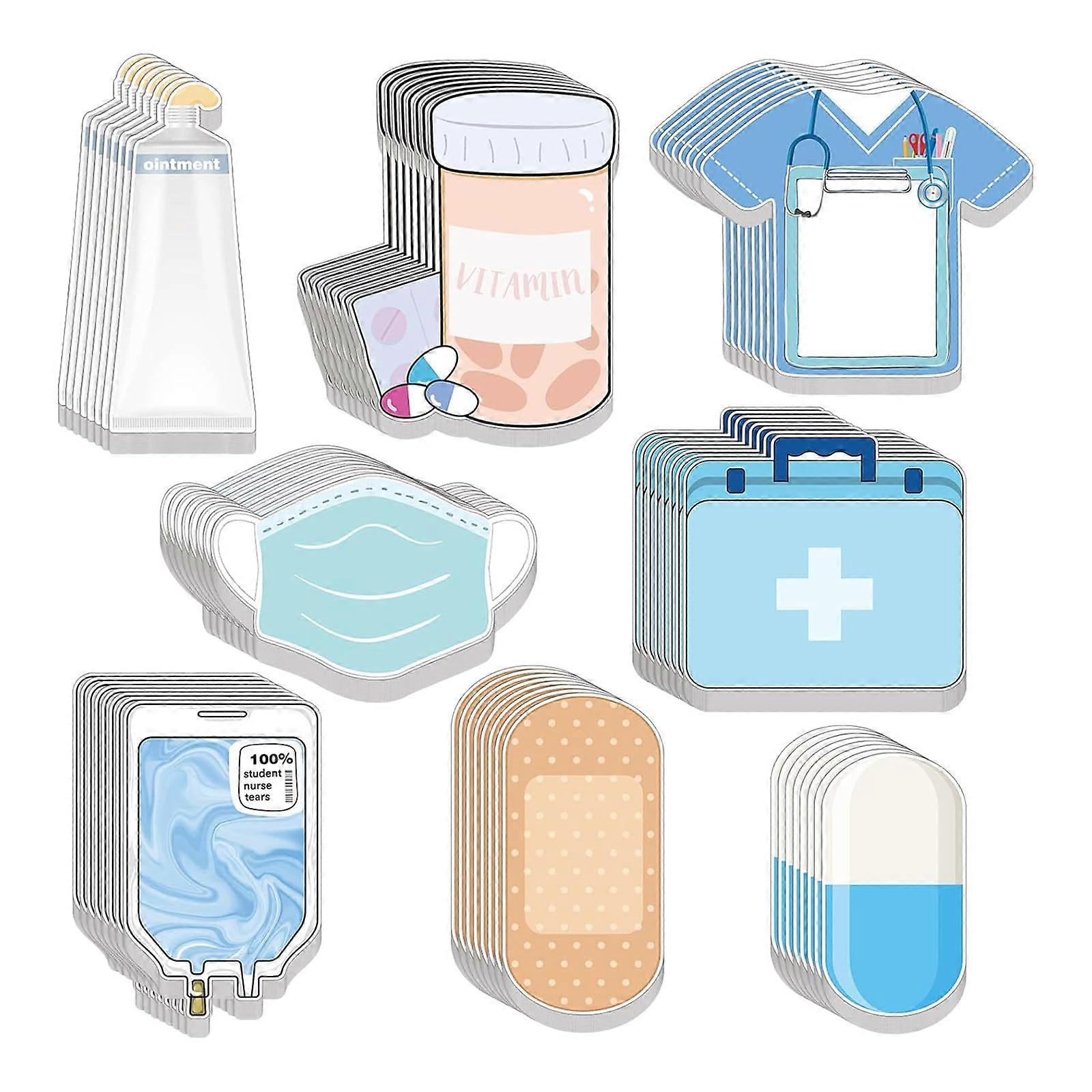 Self Adhesive Notepaper 30 Sheets Per Pad Pocket Notepad for Healthcare Notes Reminders on Books Calendars