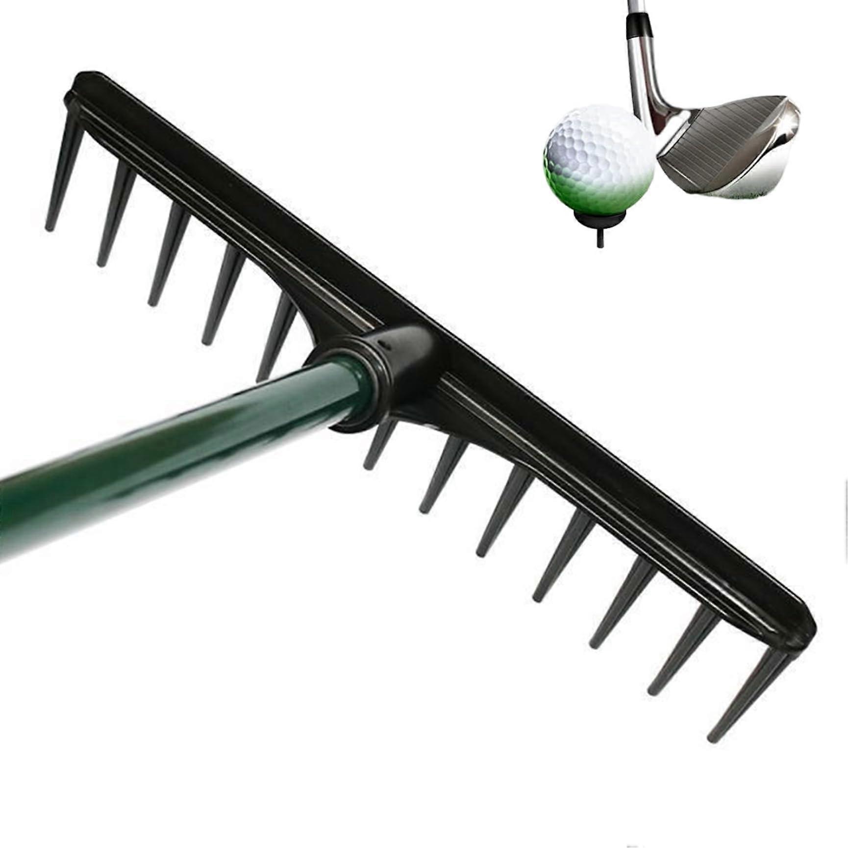 Golf Sand Rake 14x3 Inch Lightweight Durable Plastic for Bunkers Gardens Planting