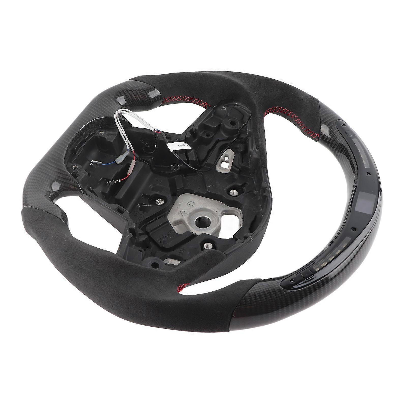 Carbon Fiber LED Shift Lights Display Steering Wheel Replacement For GR Supra A90 2020‑2022