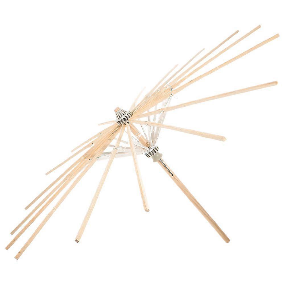 Parapluies pliants chinois Cadre de remplacement Parapluies en bambou Rack Support de cadre de parapluie pliant