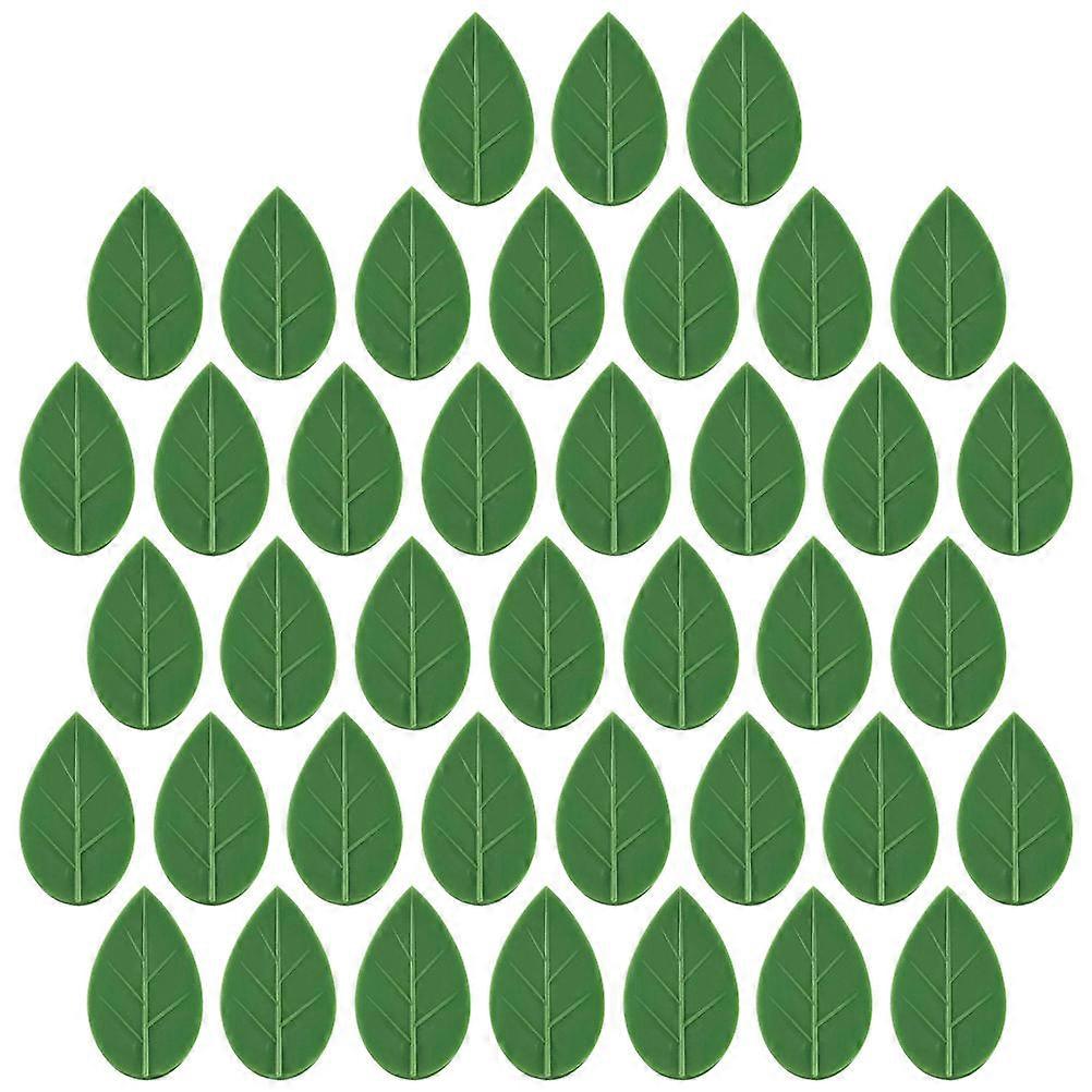 Vines Fixing Clip 40Pcs Green ABS Garden Tool with No-Fall Adhesive Feature for Garden