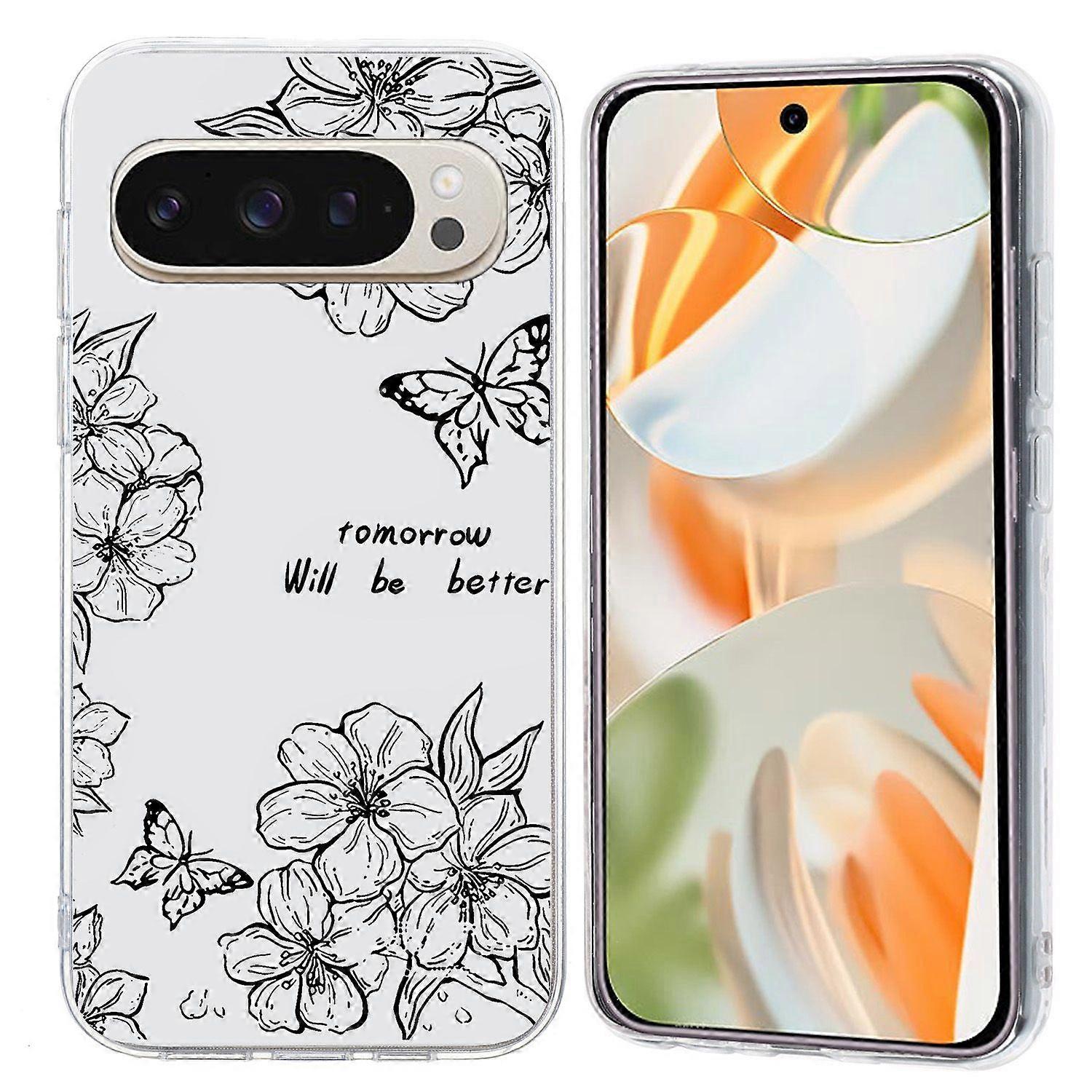 For Google Pixel 9 Pro XL Case Pattern Printing Shockproof Soft TPU Phone Cover