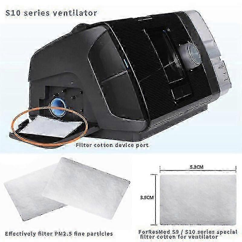 30pcs Resmed Airsense 10 Aircurve 10 Replacement Disposable Filters