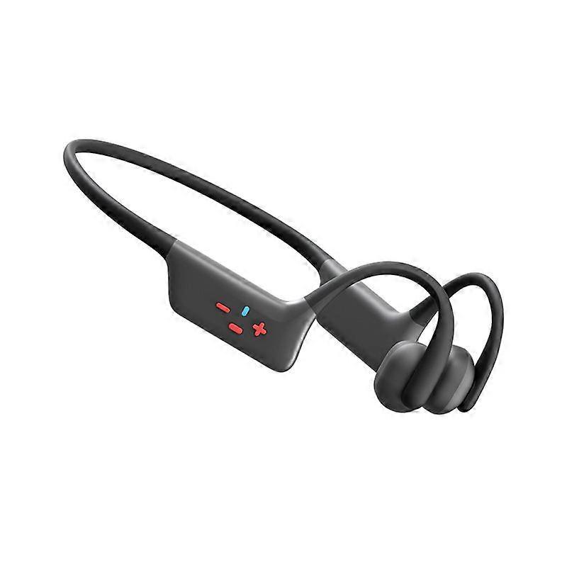 IPX8 Bone Conduction Headset In-ear Underwater Noise Reduction Swimming Earphone Built-in 32G Memory Black