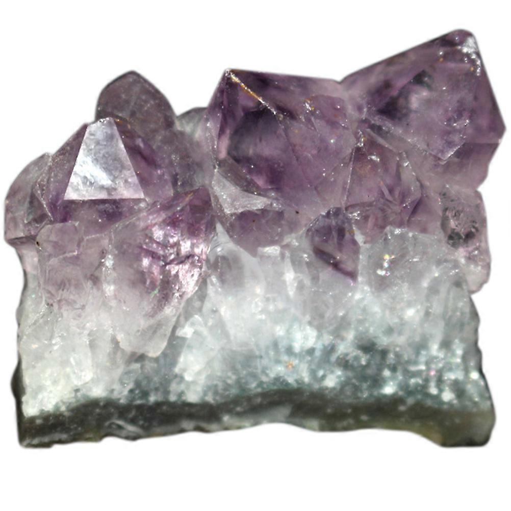 Amethyst Crystal Cluster Ornament Unique Natural Shape Tabletop Decor for Home and Desktop Decoration