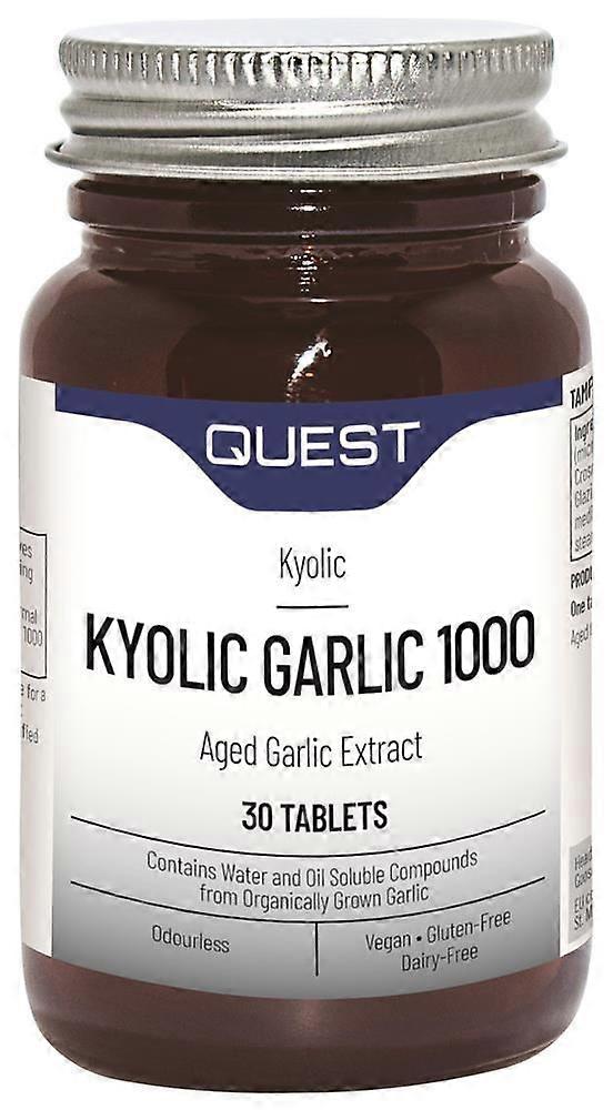 Quest KYOLIC GARLIC EXTRACT 1000mg 30 Tablets - 4 Pack