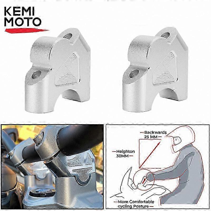 Adjustable Handlebar Riser Mount Adapter for Motorcycles - Extendable Fit for 2014-2018 Adventure Models