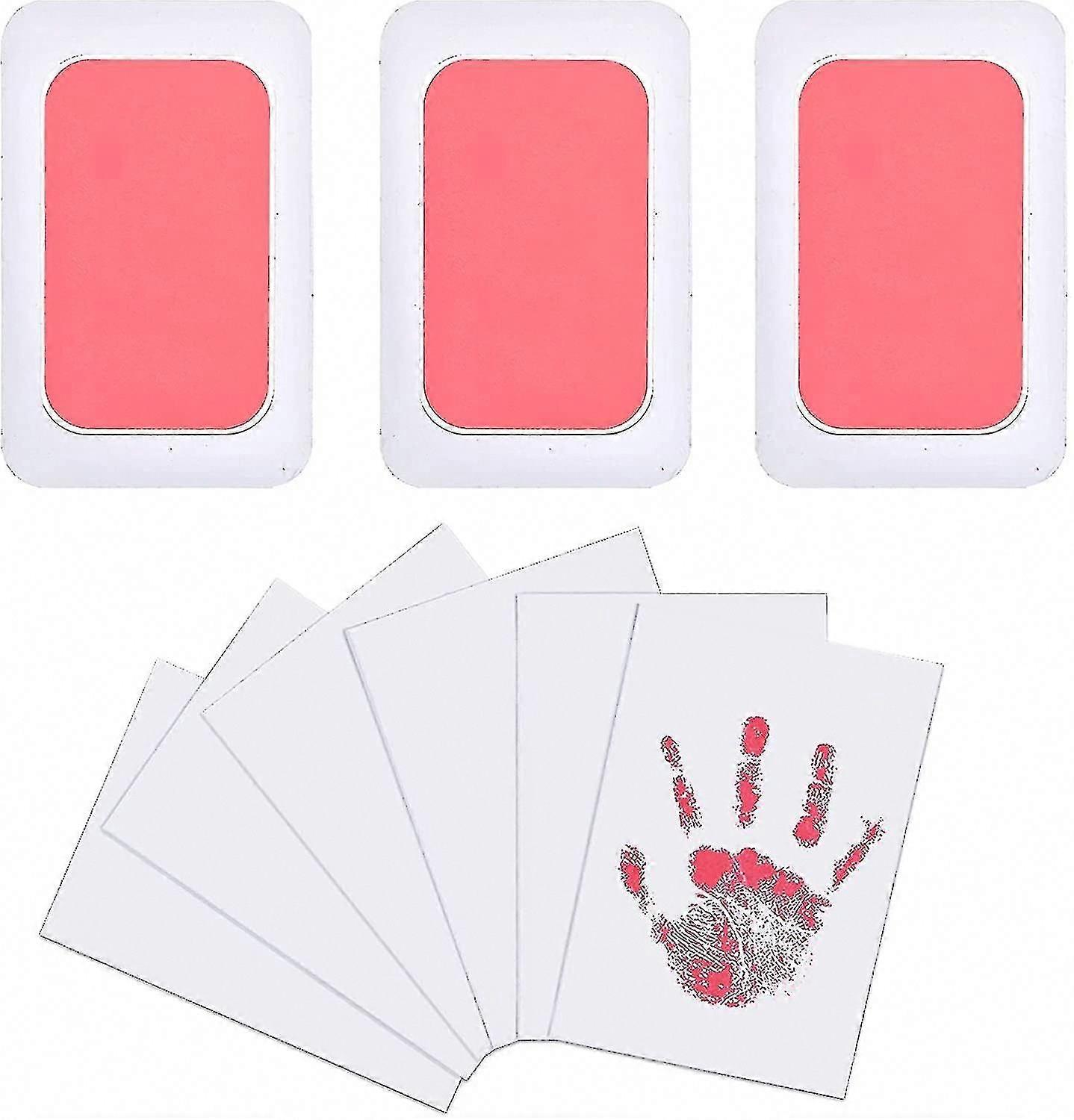 Baby Handprint and Footprint Ink Pads for Keepsakes