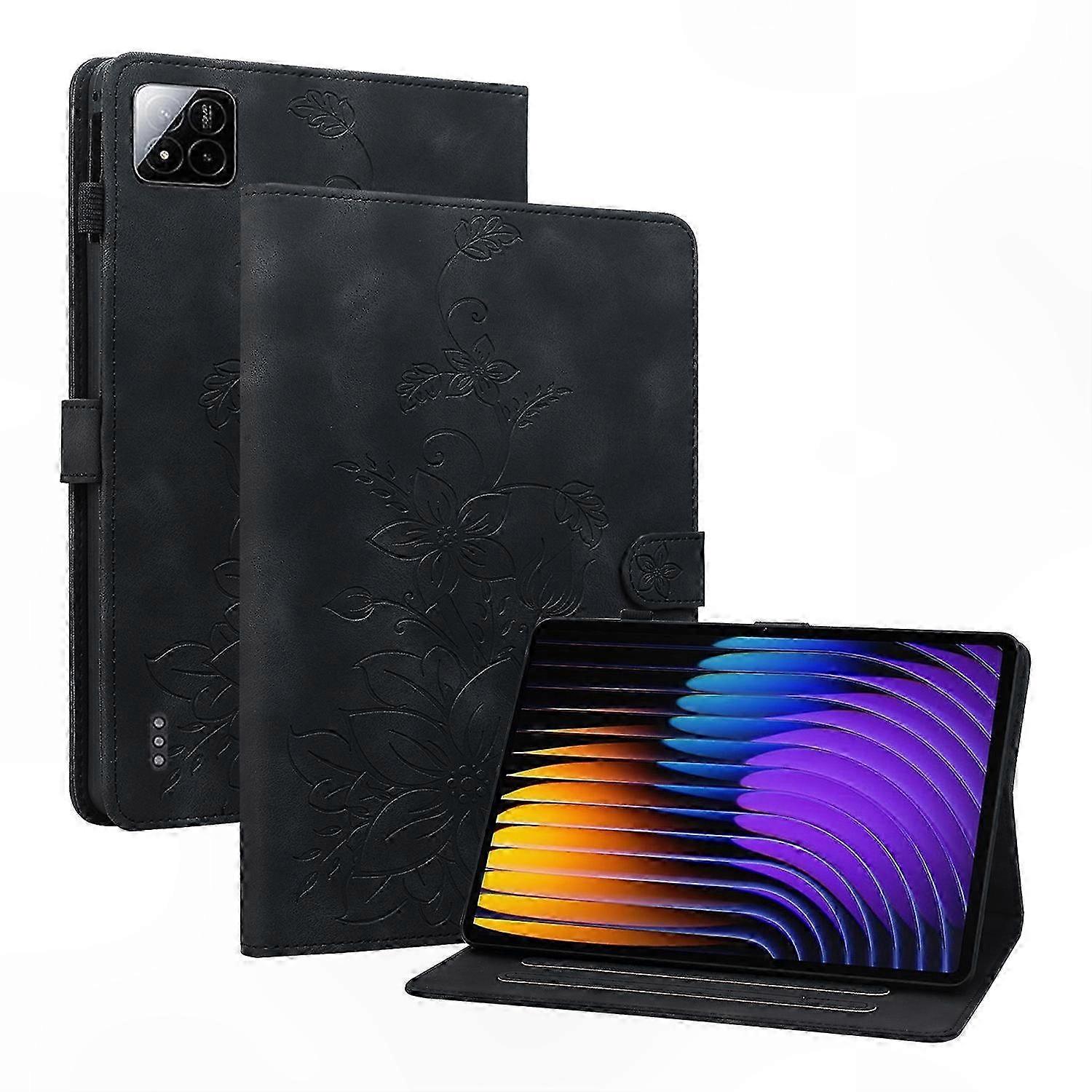 Decorative Leather Tablet Case Cover for Android - Stylish and Protective Design