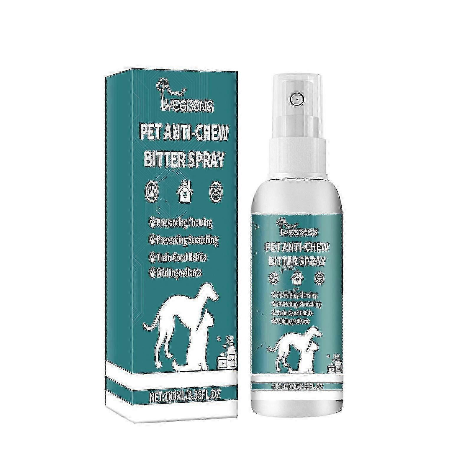 Bitter Spray for Dogs to Stop Chewing & Licking, Pet Anti-Chew Spra...