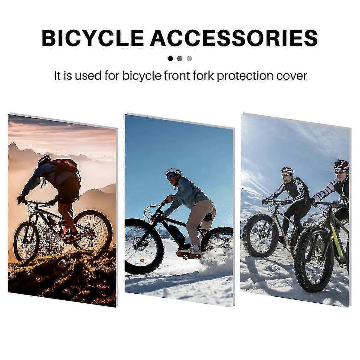 Shock absorption fork cap for MTB - Durable aluminum alloy air fork cover in red