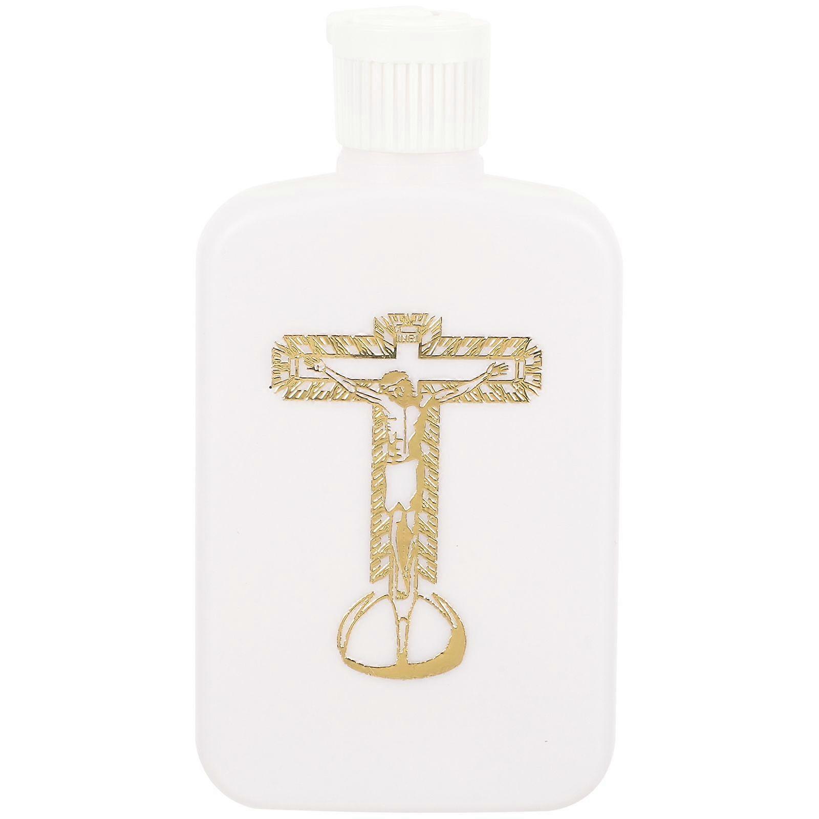 Refillable Holy Water Bottle Empty Bottle Christian Religious Blessing Water Bottle(100ml)