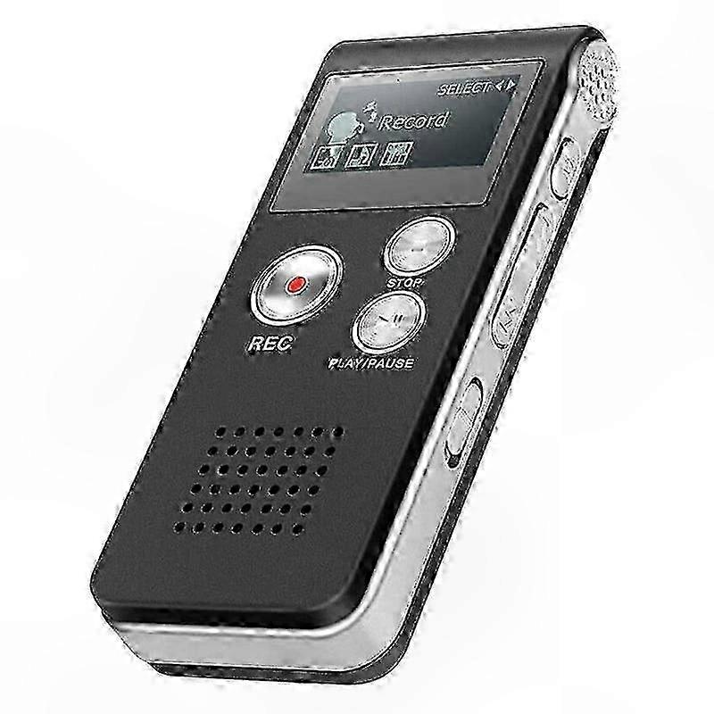 8GB USB Digital Recorder for Paranormal Investigations, Voice-Activated Capture Tool (Black)