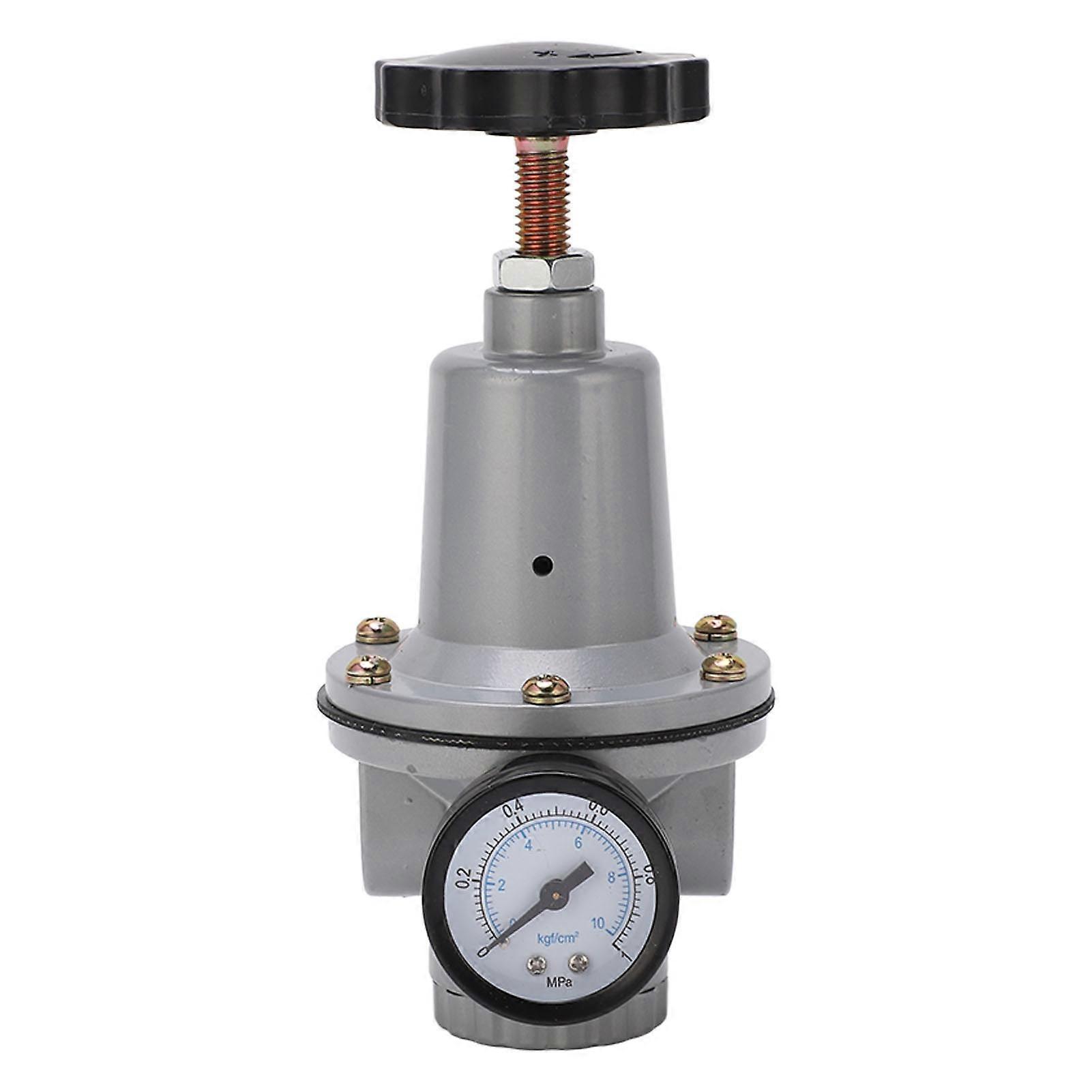 Pneumatic Air Reducing Valve Air Source Compressed System Pressure Regulator Kit with Gauge