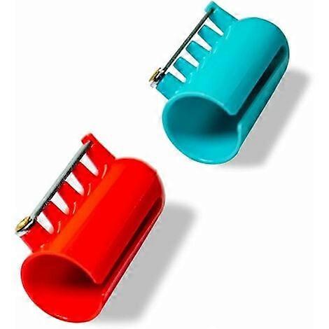 2pcs Adjustable Knitting Loop Ring, Knitting Thimble Ring, Yarn Guide Finger Holder, Sewing Thimble Knitting Tool, Plastic Knitting Thimble, Crochet