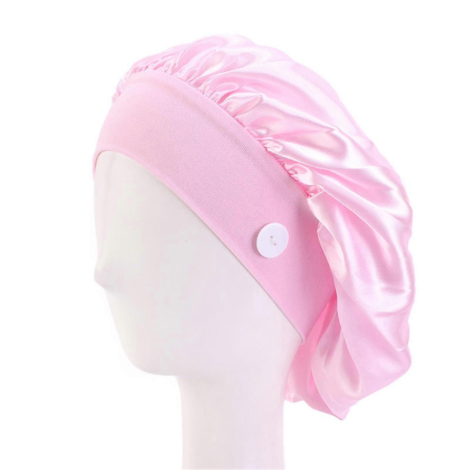 Hats Unisex Solid Color Polyester Adjustable Bouffant Cap for Working 2025