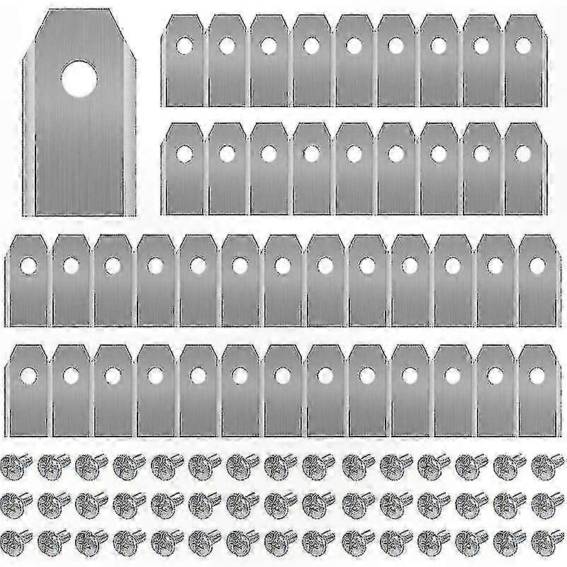 Titanium Replacement Blades for Robotic Lawn Mowers, Compatible with Automower, Yard Force, Gardena Models