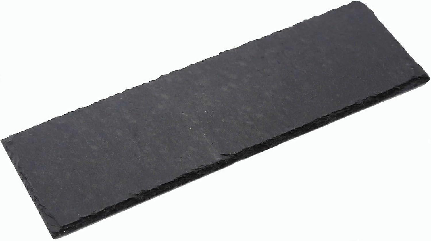 Schieferplatte rechteckig I 30x20x0,5 cm I Schiefer Platte Schieferteller Servierteller Servierplatte Schiefer Steinplatte Frühstücksplatte
