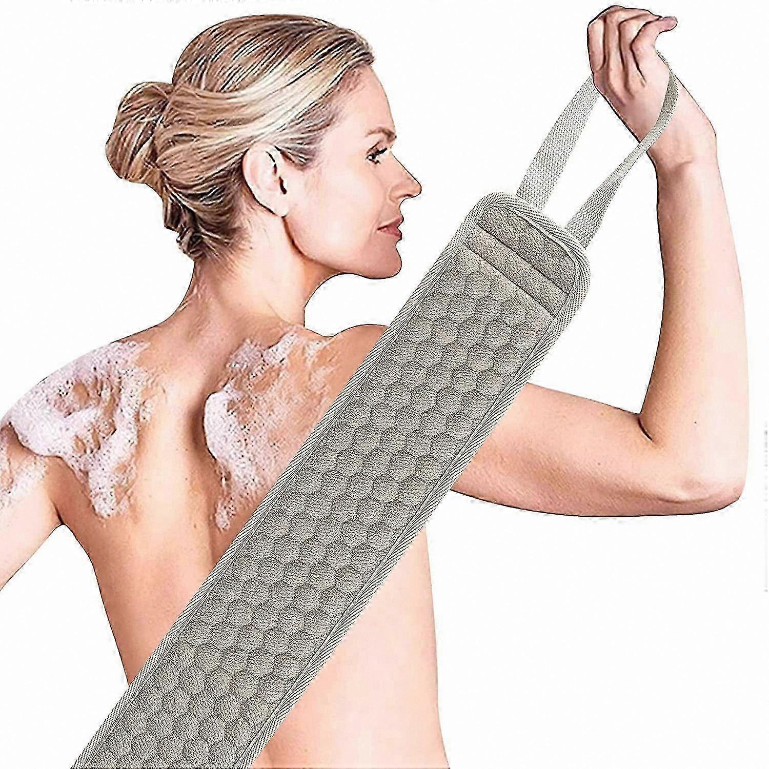 Deep Cleansing Exfoliator for Back - Shower Scrubber for All Skin Types