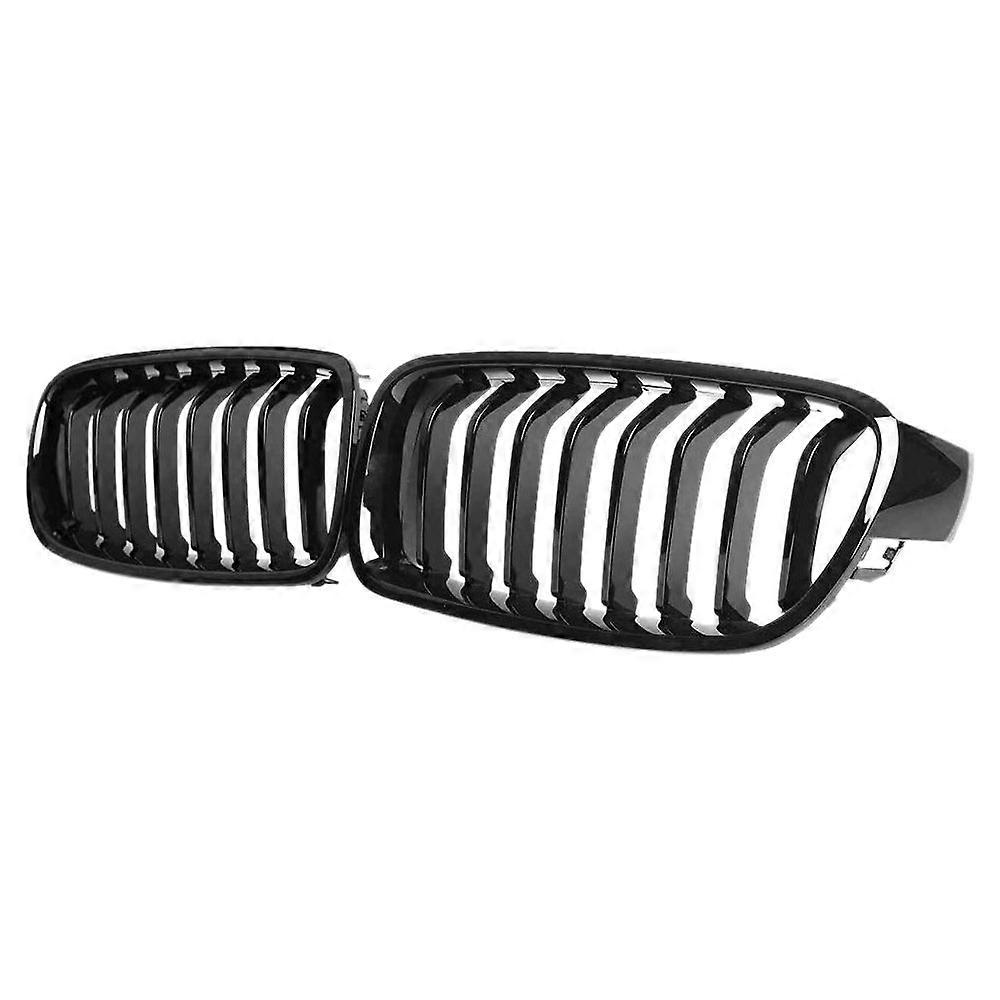 Első veserács BMW 3-as sorozat F30 F31 F35 2012-2018 (Single Léc fényes fekete grill, 2 db készlet