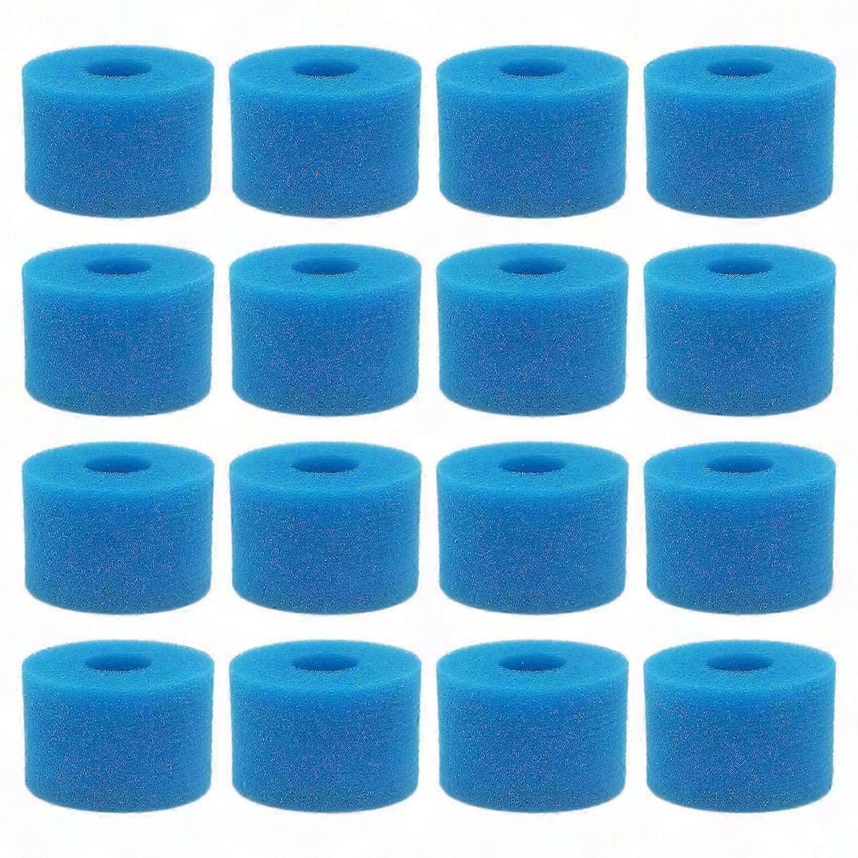 16 Stück wiederverwendbarer waschbarer Schaum-Whirlpool-Filter Typ S1 für Pure Spa