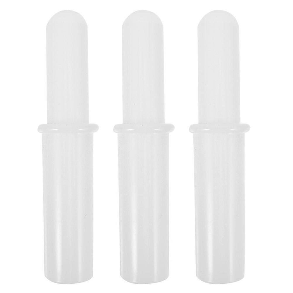 3Pcs Meat Grinder Plastic Meat Pusher Sausage Maker Universal Tamper Pusher Sausage Attachment For Shop White