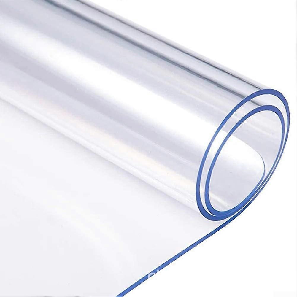 Soft PVC Table Protector Clear Finish 53x62 cm, Transparent PVC Table Cover For Surface Protection