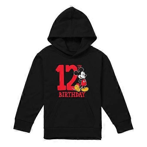 Disney Childrens/Kids Mickey Mouse Shirt 12th Birthday Hoodie