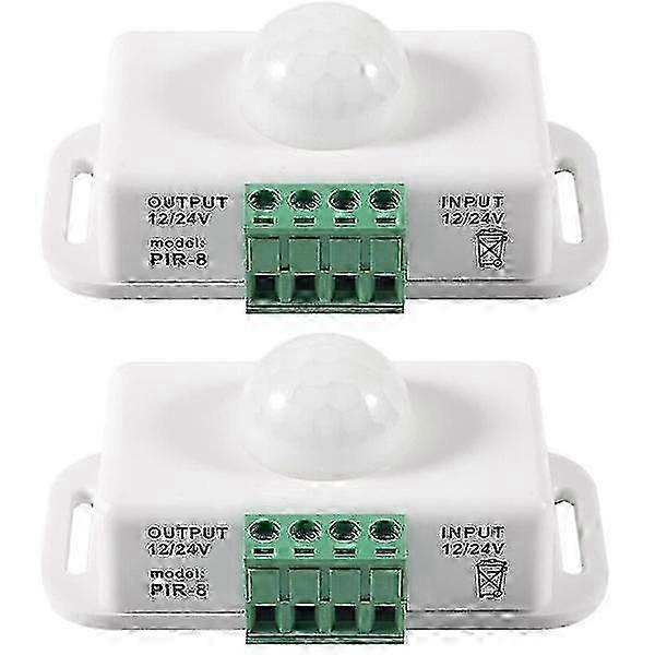 DC 12V/24V 8A body infrared PIR motion sensor switch LED auto light strip, PIR