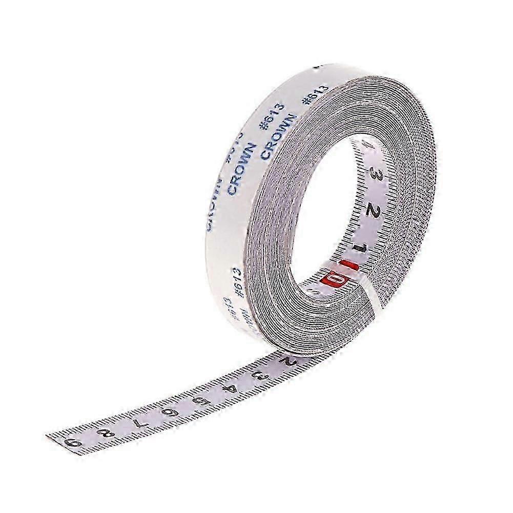 Stainless Steel Miter Track Tape Measure Self Adhesive Metric Scale Ruler For T Track Router Table Saw Woodworking Tool