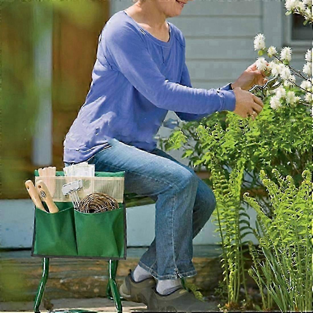 Foldable Kneeling Stool for Gardening Tasks and Outdoor Use