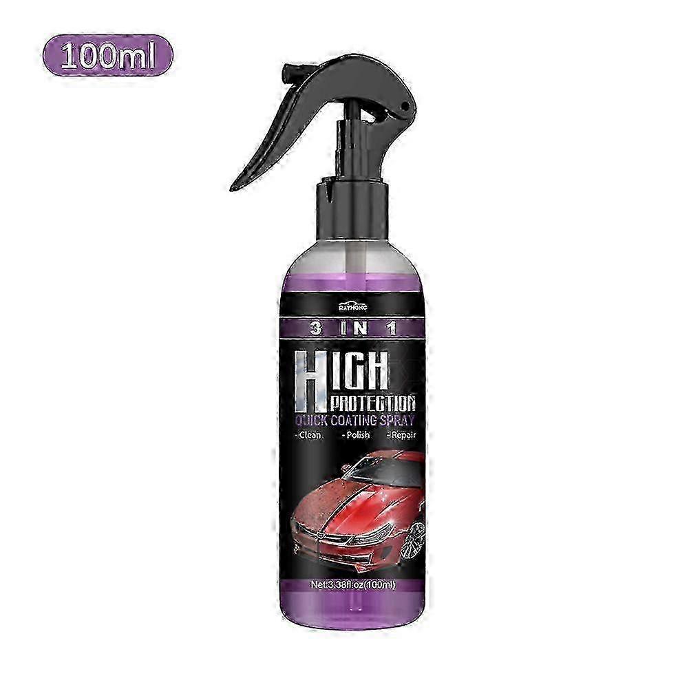 1/2/3PCS High Protection Quick Car Ceramic Coating Spray 3 in 1 -Fast Dispatch 100ml