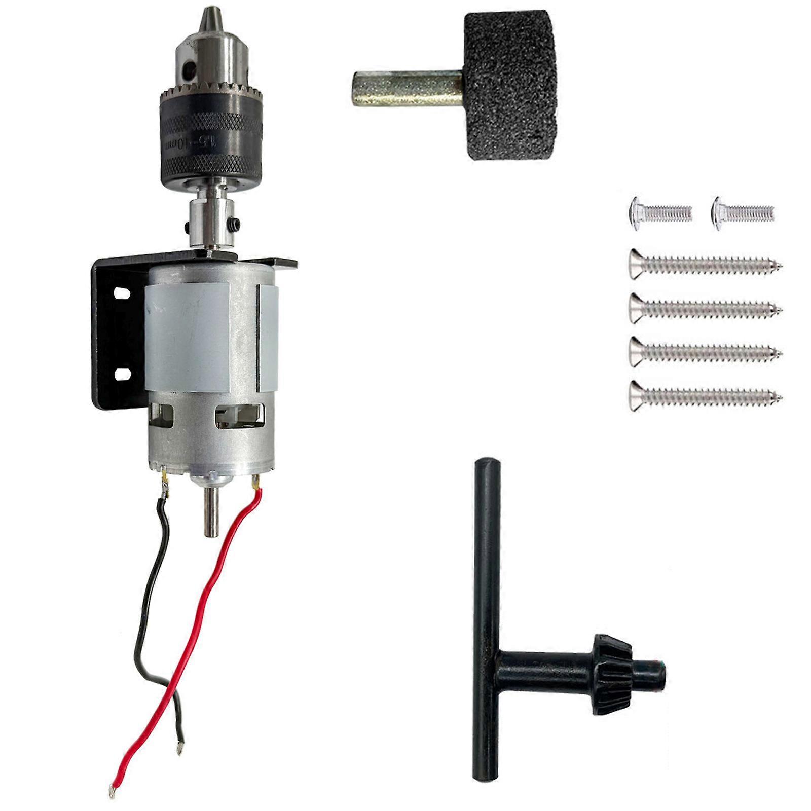 21V Cordless Grinder Electric Motor With Bracket Stand For DIY Polishing And Metalworking Projects Crafting Applications Multicolor