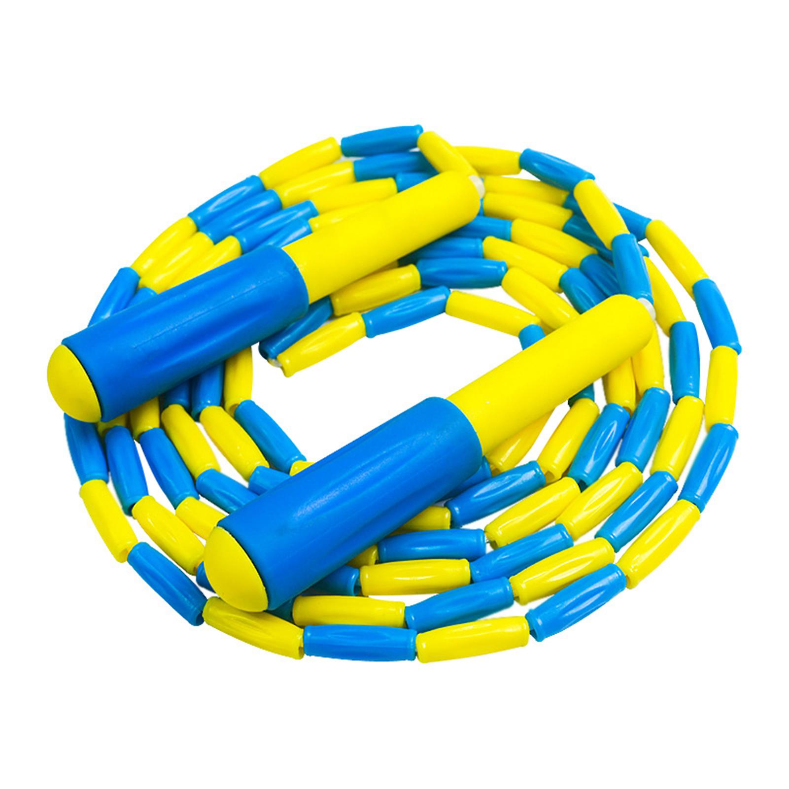 Jump Rope With Segmented Sleeve Adjustable Length