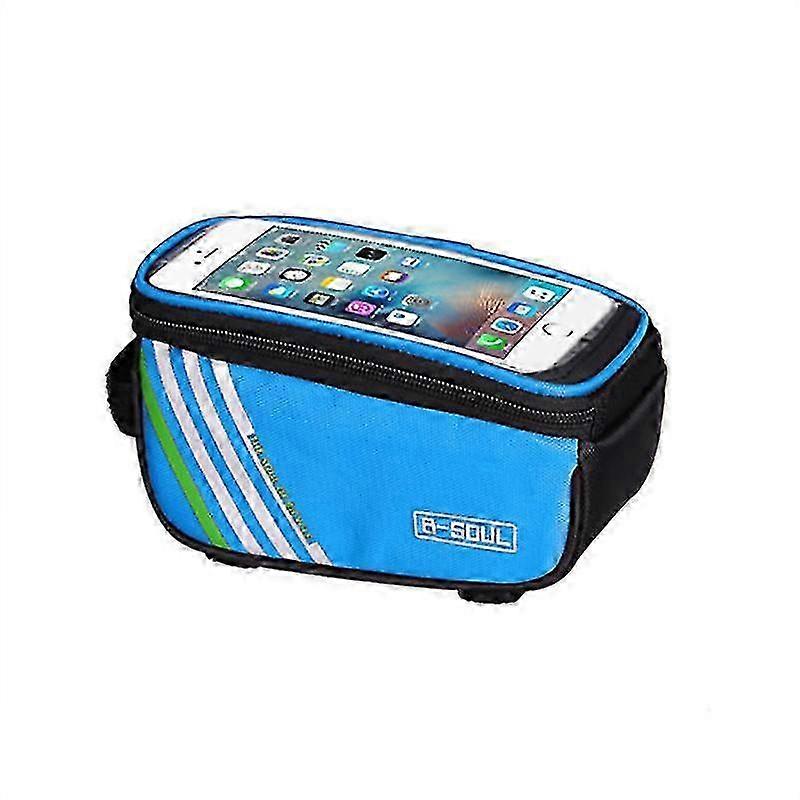 2025 Cyling Cell Mobile Phone Bag Case 5.5' Bicycle Panniers color blue Db