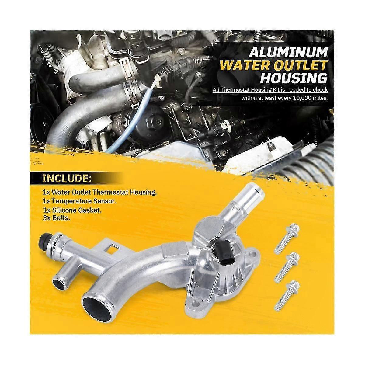25193922 Thermostat Housing Water Pump Outlet Fits for Cruze Sonic Encore 1.4T 55565334 1338030
