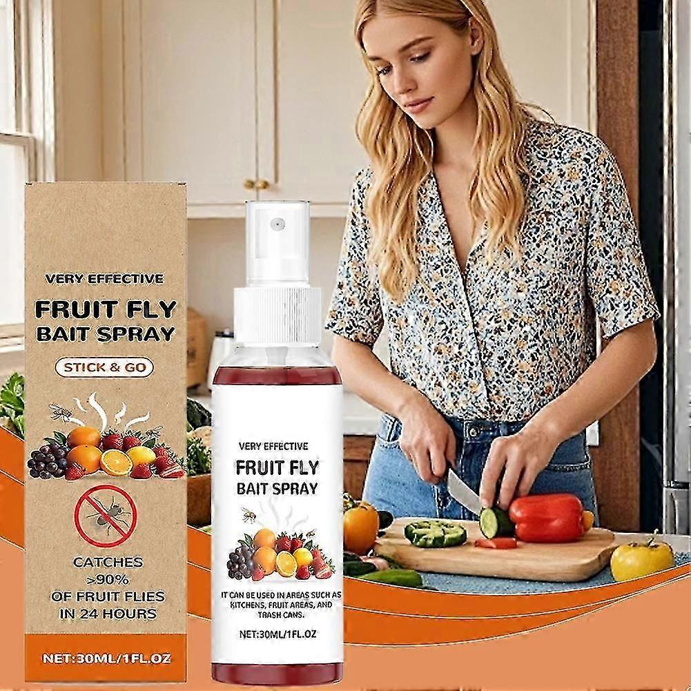 Portable Fruit Fly Spray - Highly Effective and Easy to Use for Kitchen and Home