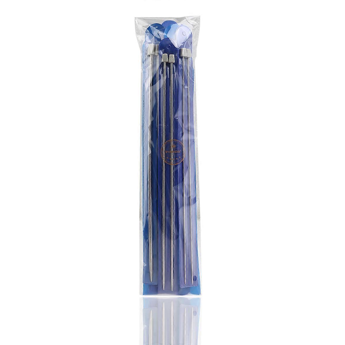 Single Pointed Knitting Needles for Knitting Use 11Pairs Silver