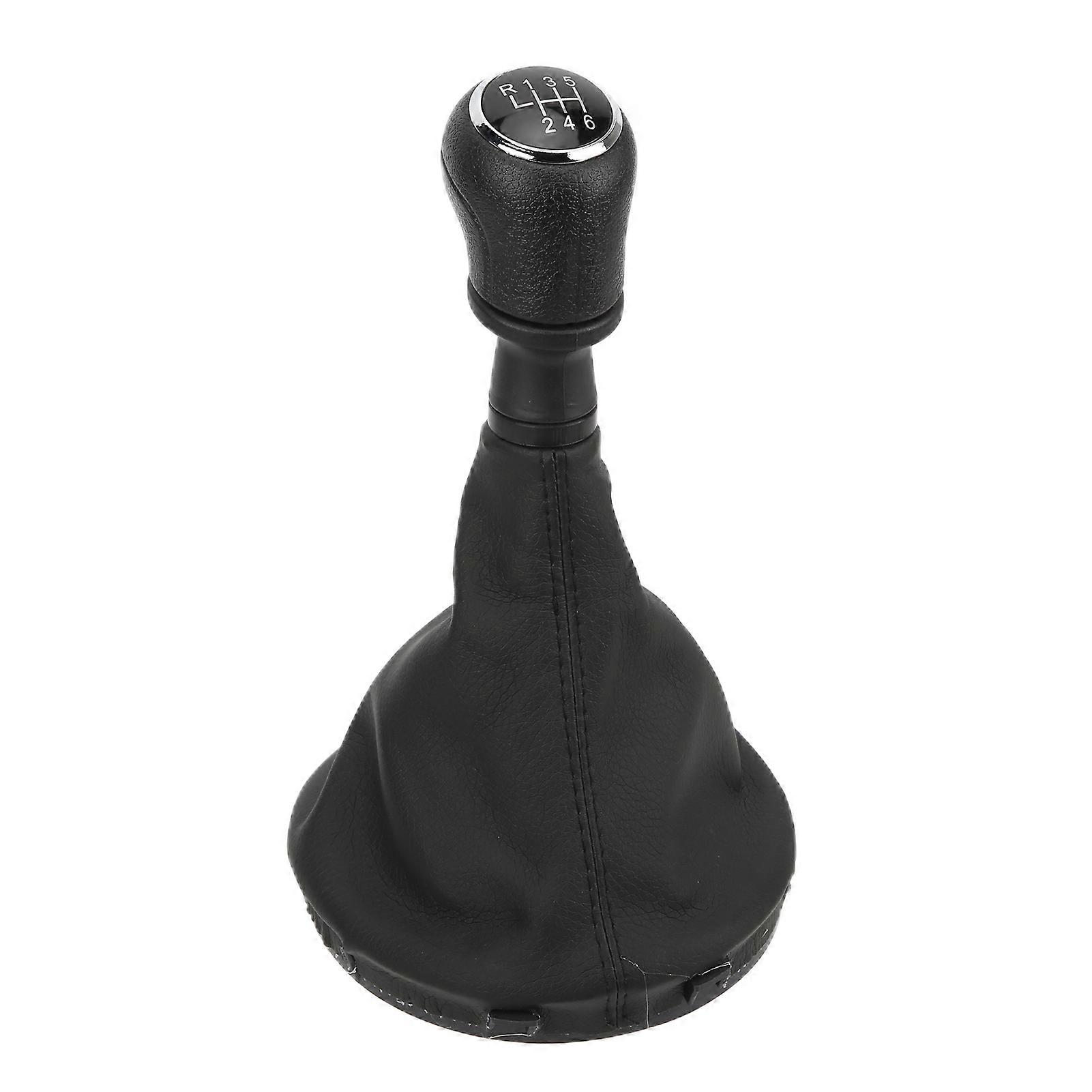 Housse de levier de vitesse en cuir PU noir, pour Transport Multivan Caravelle T5 T6 2003-2011, 6 vitesses