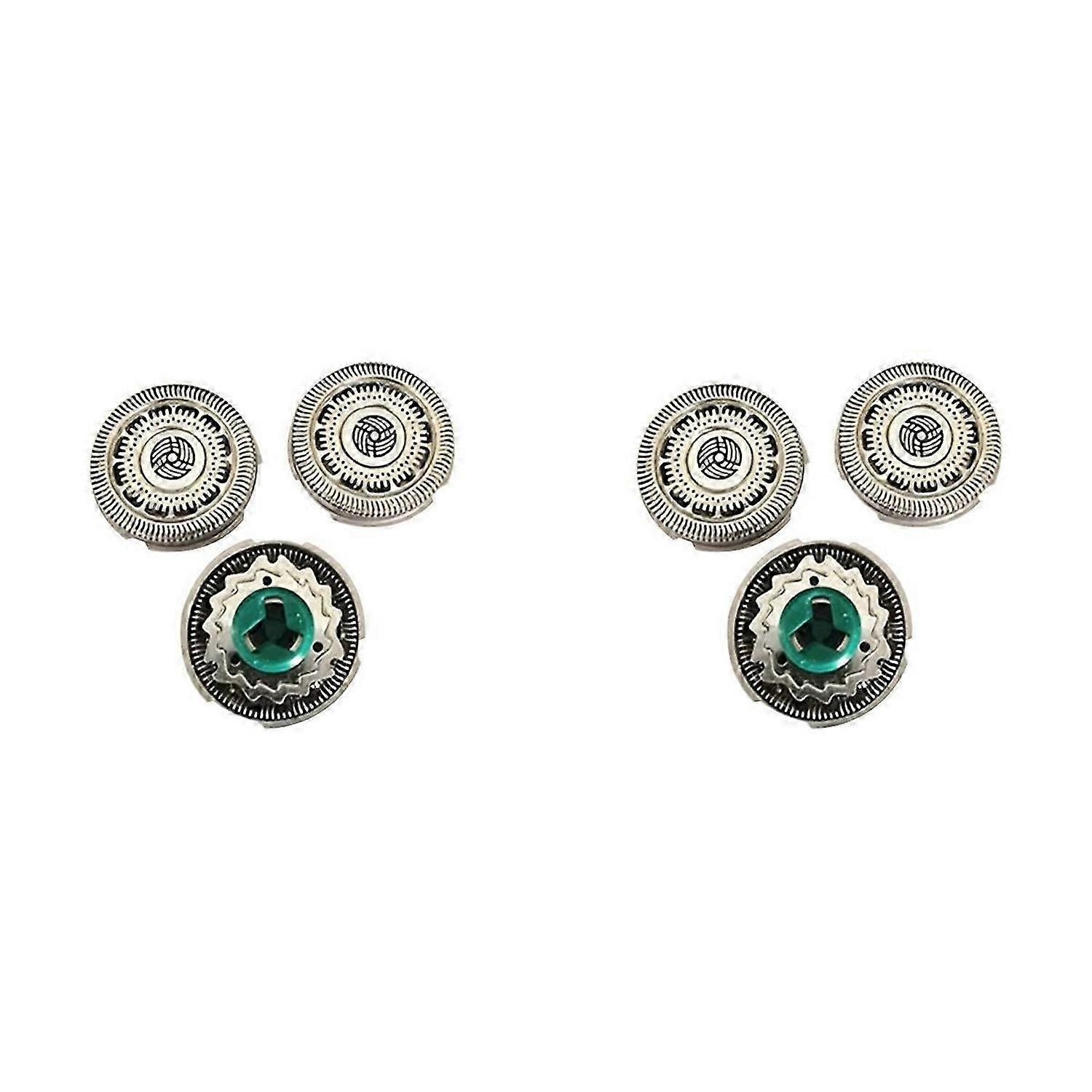 3Pcs SH60 Blade Replacment Head for Shaver S6000 Series