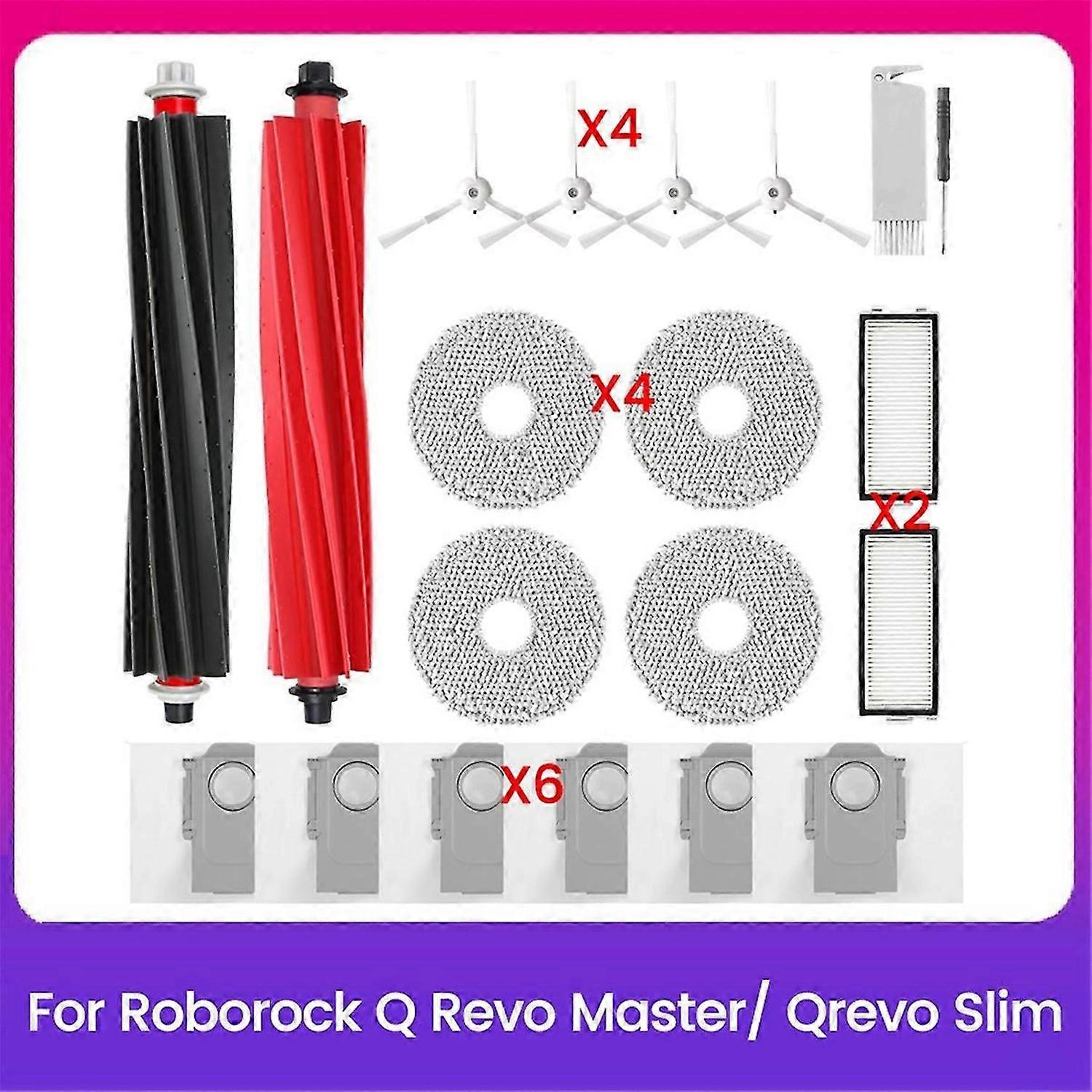 Replacement Kit for Q Master, Qrevo Slim Robot Vacuum