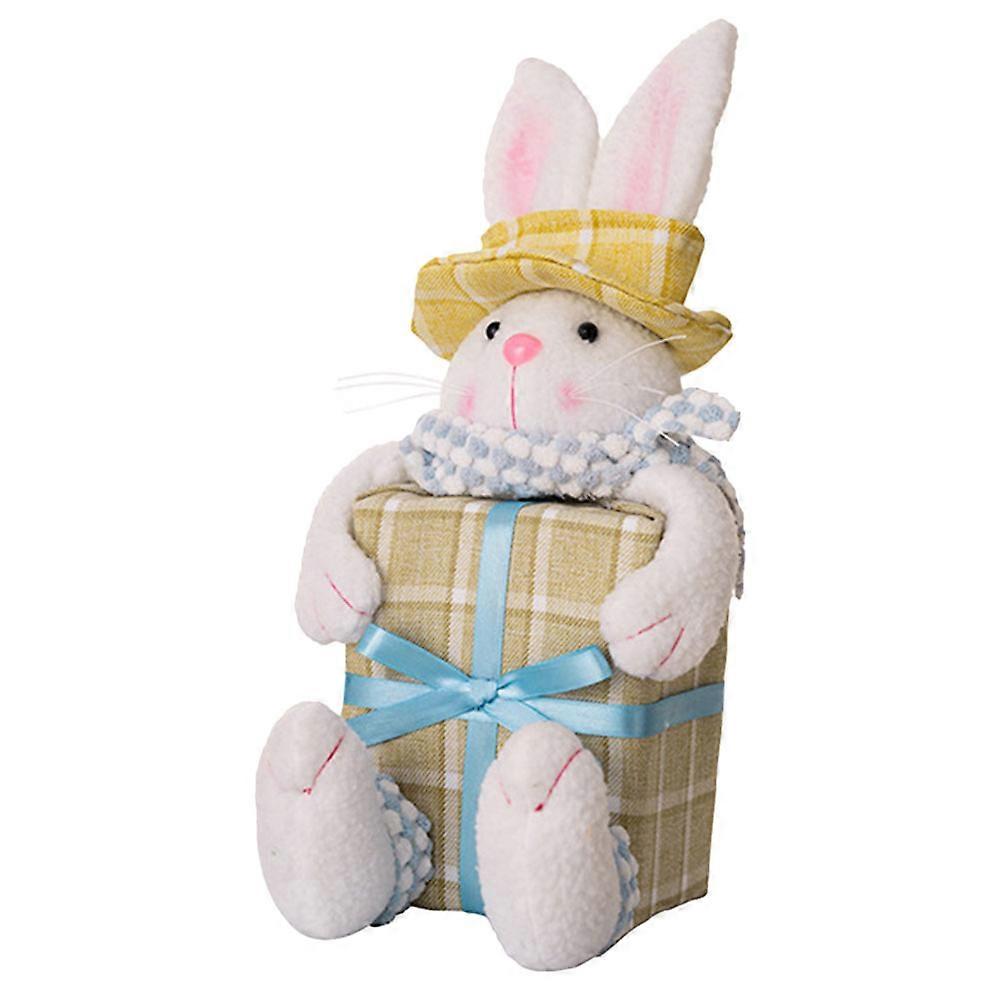 Bunny Decor Easter Bunny Statue for Festival Use 3Pcs Figurines