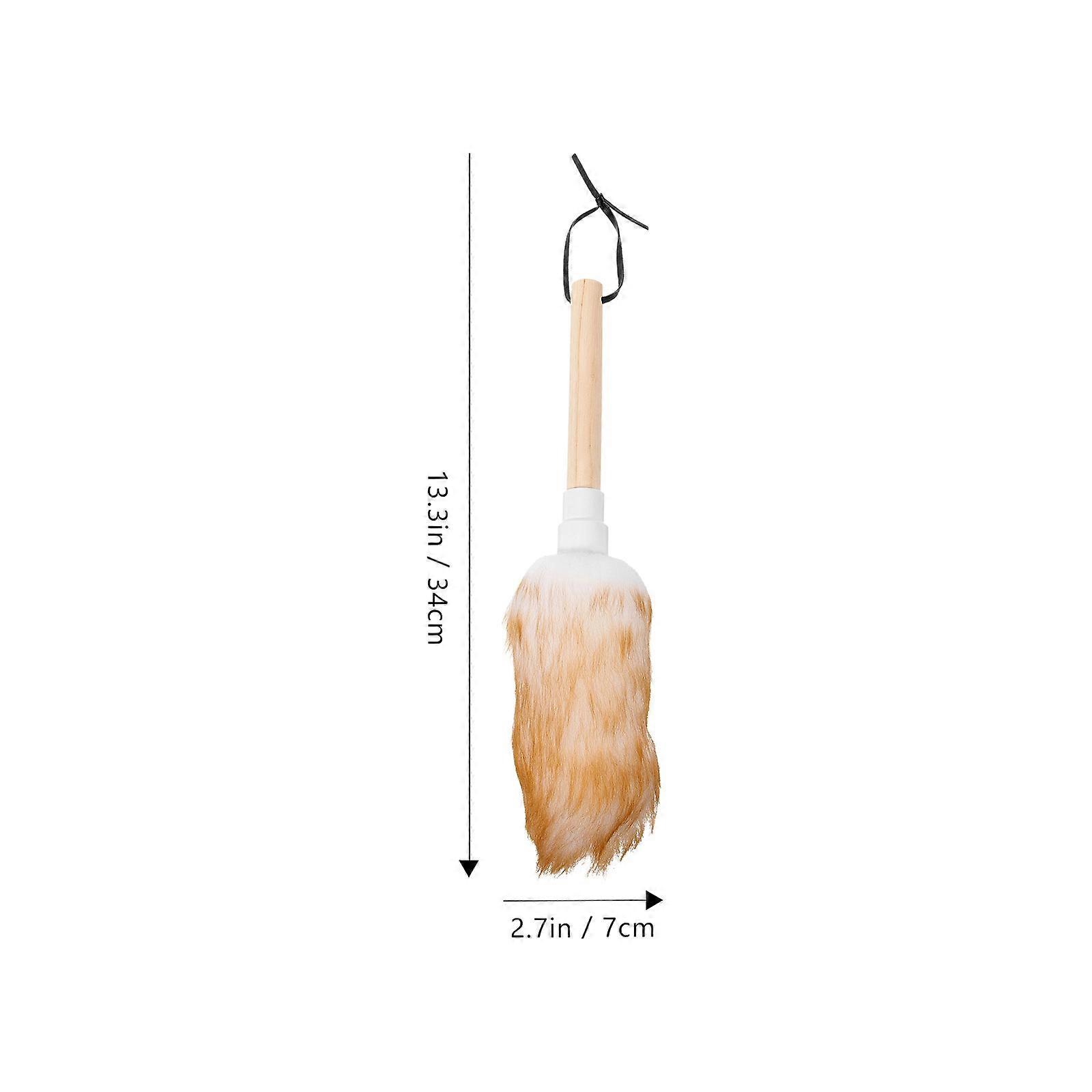 Home Cleaning Supplies Wool Duster for Cleaning 4Pcs with Wooden Handle