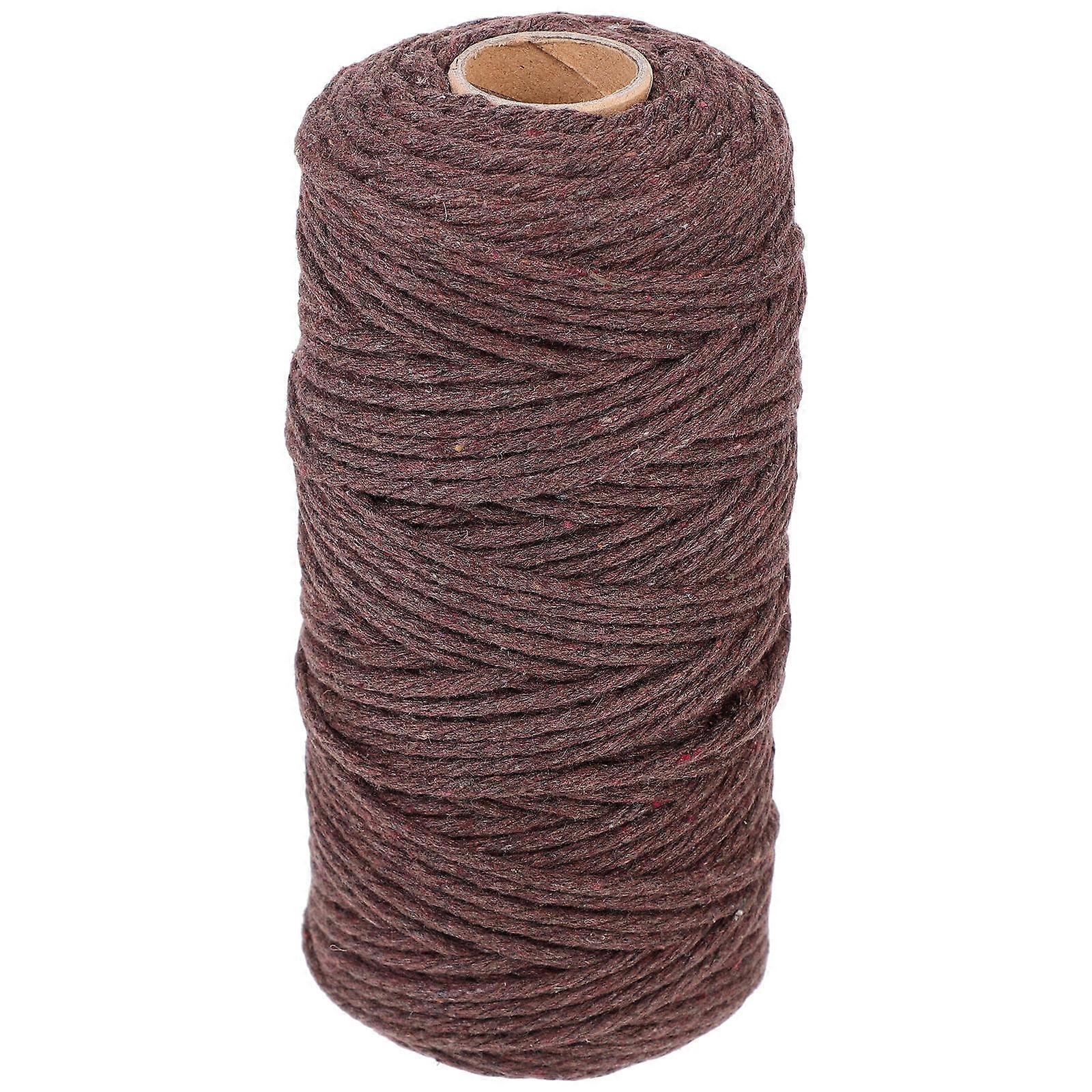 Hand-Woven Cotton Cord Macrame Rope for DIY 1 Roll Multipurpose Cotton Rope