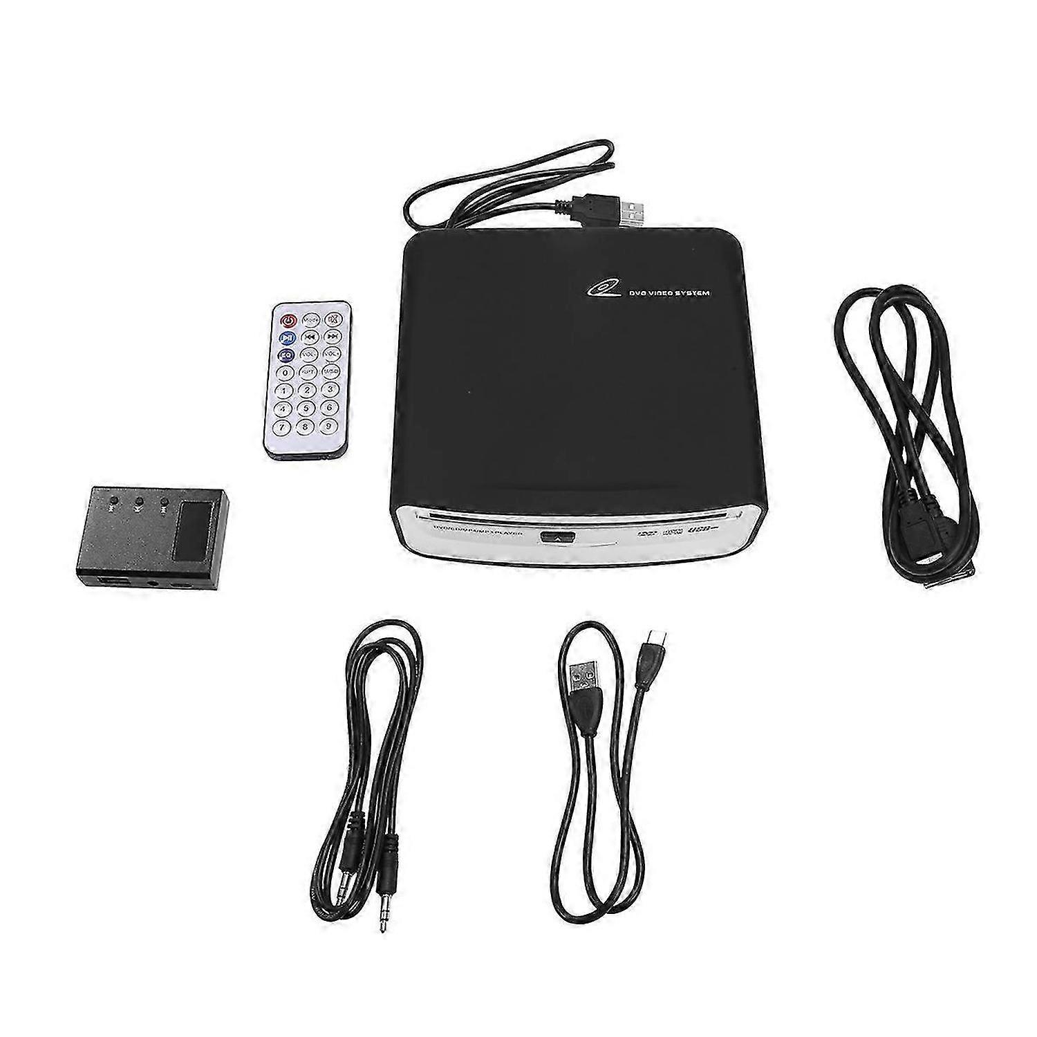 Car External Stereo Radio Dish Box CD/DVD Player USB Interface with AUX Box for Android Player Radio