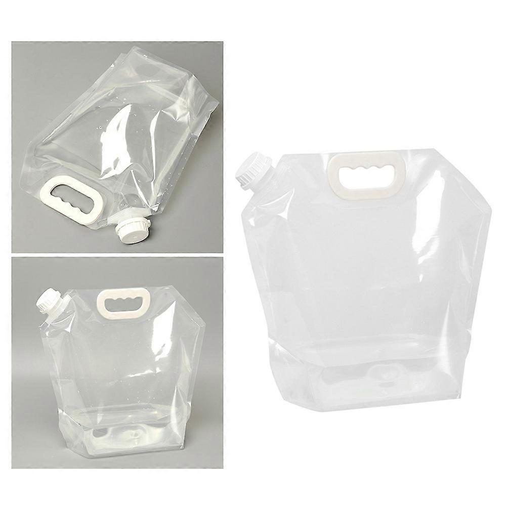 Carrier Bag Large Capacity Drinking Water Bag for Outdoor Use 5Pcs