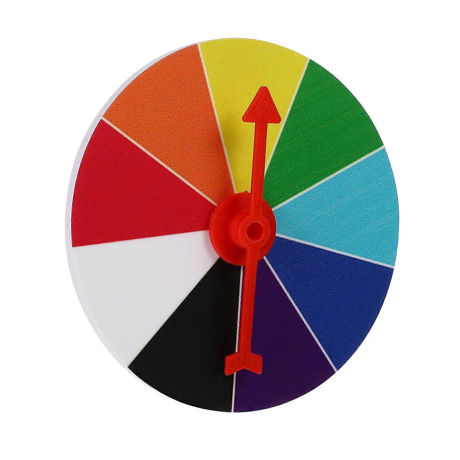 Simple Game Wheel Raffle Game Carnival Toy 10x10cm Event Organizers Rotatable 1Pack